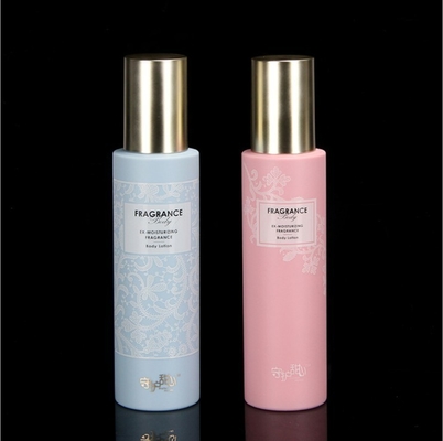 パーソナライズ可能なピンクPETボトル PPキャップ 皮膚ケア用ローションポンプボトル