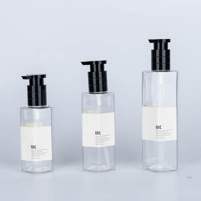 コラー素材 PETプラスチック 200ml 250ml 300ml シャンプーボトル 皮膚ケア用パッケージ