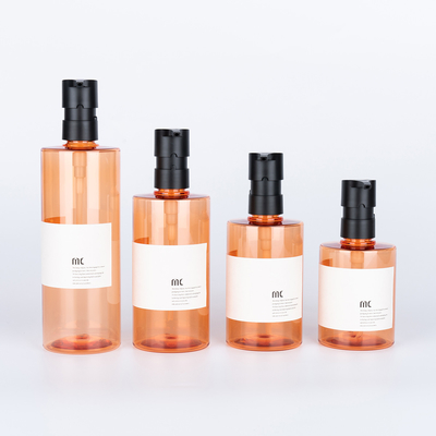 200ml 250ml 300ml 400ml PET PP シャンプーボトル ポンプスプレーヤーとスクリーンプリント