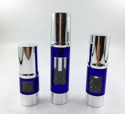 15ml 30ml 50ml 空気のないポンプローション ボトル 化粧品のパッケージのための任意の色