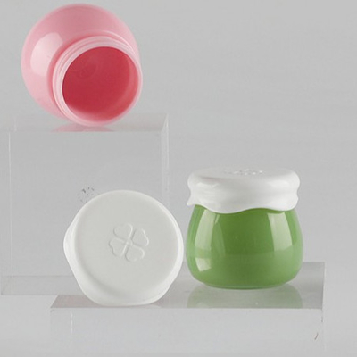 プラスチックキャップ 10ml アクリル化粧品 小型顔クリームボトル