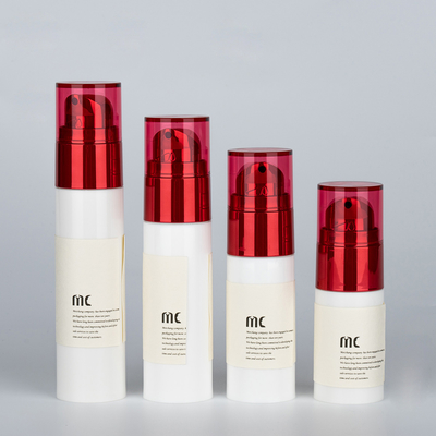 パーソナルケア 20ml 30ml 40ml 50ml エアレスボトル スクリーンプリントとPP素材