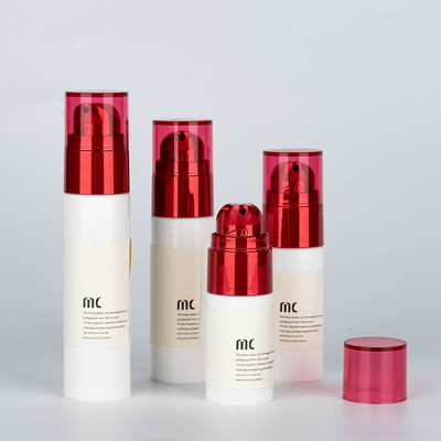 パーソナルケア 20ml 30ml 40ml 50ml エアレスボトル スクリーンプリントとPP素材