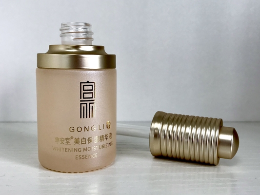 子供用 30ml ガラス回転ドロッパーボトル 眼クリーム 贅沢なエッセンスボトル