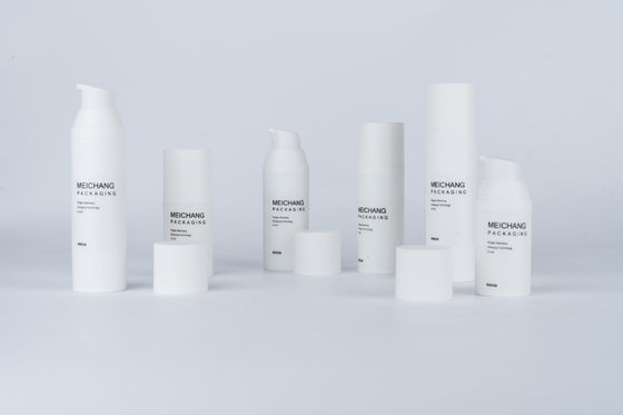 15ML 30ML 50ML ホワイトマット無空気ローションポンプ ボトル 0.25ml 放出率 Pp スプレーポンプ
