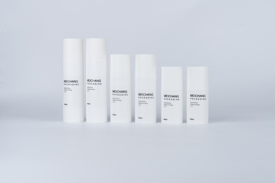 15ML 30ML 50ML ホワイトマット無空気ローションポンプ ボトル 0.25ml 放出率 Pp スプレーポンプ