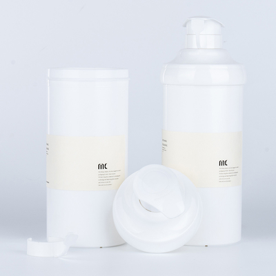 500ml 丸い形 プラスチックローションポンプ ボトル 空気のないボトル 革新的な空気のないデザイン