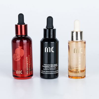 グラスラウンドドロッパーボトル 30ml 50ml 末期用とラグジュアリーエッセンス血清 チェジアン 防護