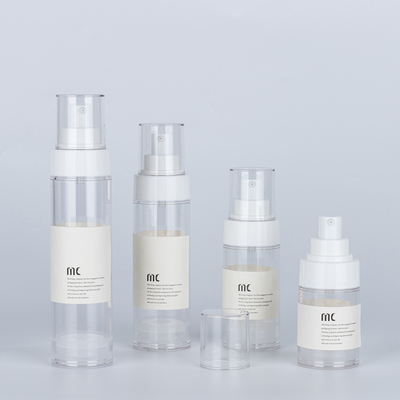 30ml 50ml 80ml 100ml ローション 空気のないボトル ポンプスプレーヤーとカートンボックス