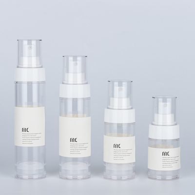 30ml 50ml 80ml 100ml ローション 空気のないボトル ポンプスプレーヤーとカートンボックス