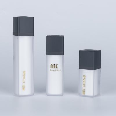 スクリーンプリント 皮膚ケア用アクリル式無空気ポンプボトル 15ml 30ml 50ml トイストデザイン