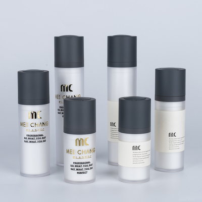 スクリーンプリント 皮膚ケア用アクリル式無空気ポンプボトル 15ml 30ml 50ml トイストデザイン