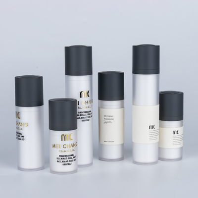スクリーンプリント 皮膚ケア用アクリル式無空気ポンプボトル 15ml 30ml 50ml トイストデザイン