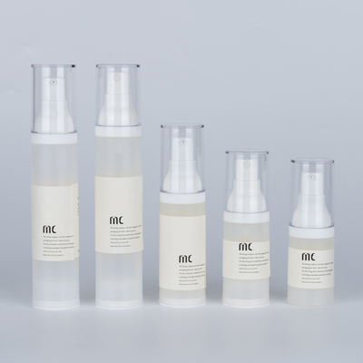 10ml 15ml 30ml 40ml 50ml 顔クリーム 眼クリーム ローションのためのプラスチック空気のないポンプボトル