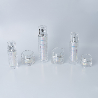 30g 50g 15g 50ml 30ml 100ml 120ml アクリルキャップ スキンケアセット クリームボトル プラスチック 10000pcs