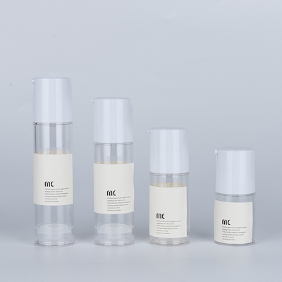 10ml 15ml 20ml 30ml 50ml 80ml 100ml 120ml プラスチック製のAS 空気のないポンプボトル