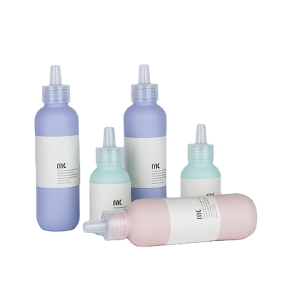 スクリーンプリント 60ml 80ml 100ml 120ml 150ml HDPE プラスチック液体パッケージのための丸いボトル