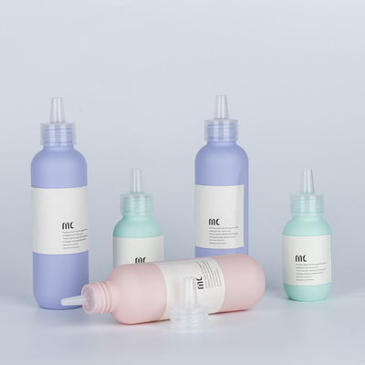 60ml 80ml 100ml 120ml 150ml HDPE ストレッチドロッパーボトル ヘアケアとボディローション
