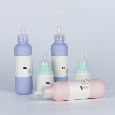 60ml 80ml 100ml 120ml 150ml HDPE ストレッチドロッパーボトル ヘアケアとボディローション