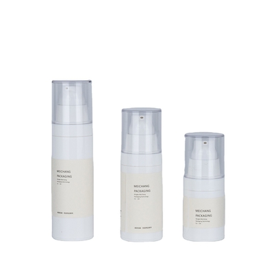 15ML 30ML 50ML 透明な空気のないローションポンプボトル