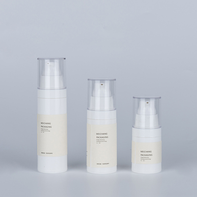 15ML 30ML 50ML 透明な空気のないローションポンプボトル
