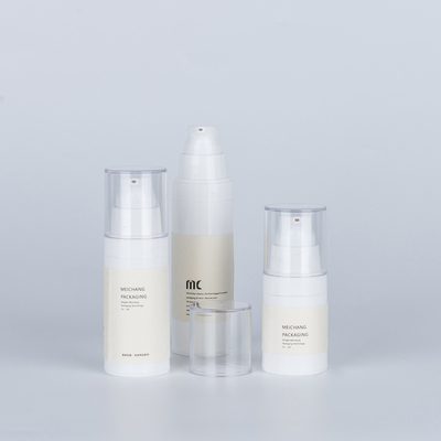 15ML 30ML 50ML 透明な空気のないローションポンプボトル