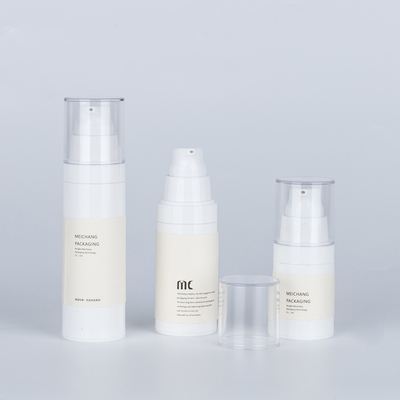 15ML 30ML 50ML 透明な空気のないローションポンプボトル