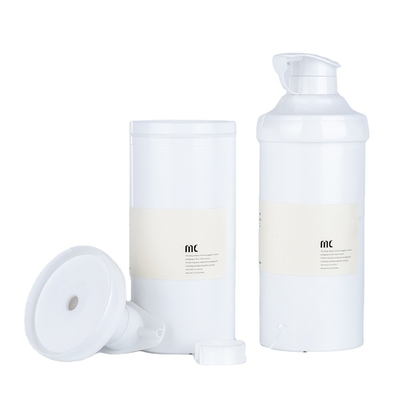 500ml 丸い形 プラスチックローションポンプ ボトル 空気のないボトル 革新的な空気のないデザイン