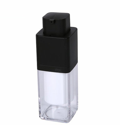 20ml 30ml 50ml 空気のないアクリルローションボトル 空気のないポンプとスクリーンプリント