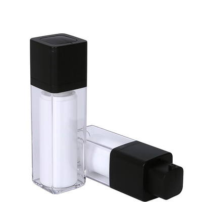 20ml 30ml 50ml 空気のないアクリルローションボトル 空気のないポンプとスクリーンプリント